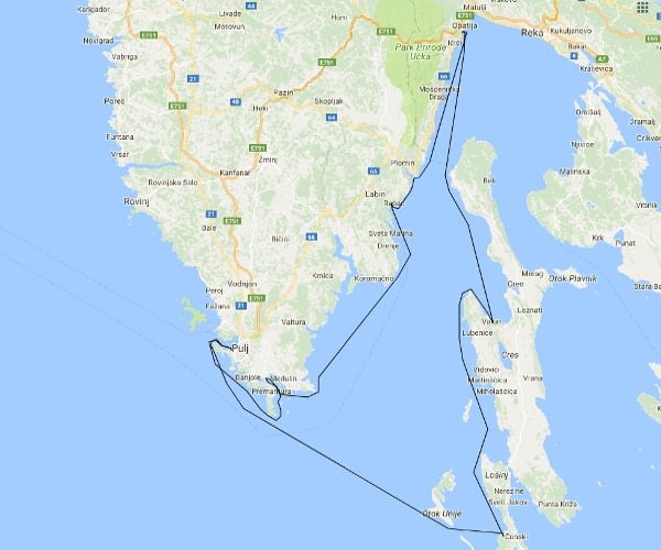 Ancient Pula; charter route suggestion